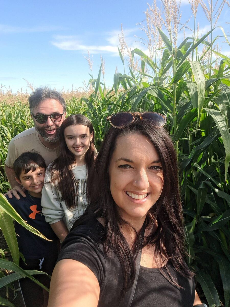 Paula O'Shea, originally of Innishannon, with her family - they originally thought it was a scam when they were offered work there Paula O'Shea, originally of Innishannon, with her family - they originally thought it was a scam when they were offered work there
