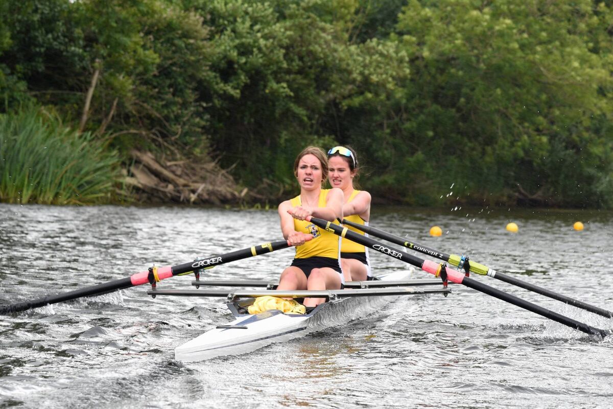 Beibhin O Donoghue and Olivia Murphy of Muckross Rowing Club. Picture: Deirdre Casolani Beibhin O Donoghue and Olivia Murphy of Muckross Rowing Club. Picture: Deirdre Casolani