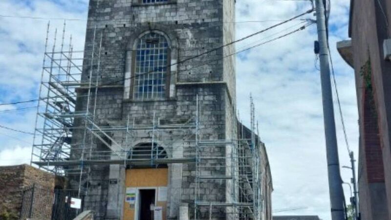 Works begin on historic church clock tower in Cork