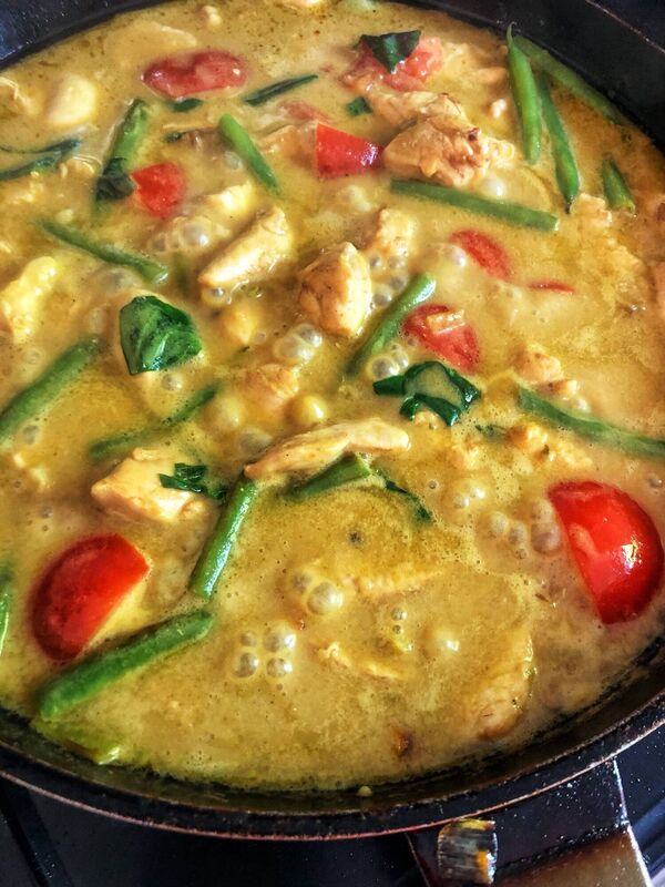 Di recommends adding red curry paste as per your usual preferences. Di recommends adding red curry paste as per your usual preferences.
