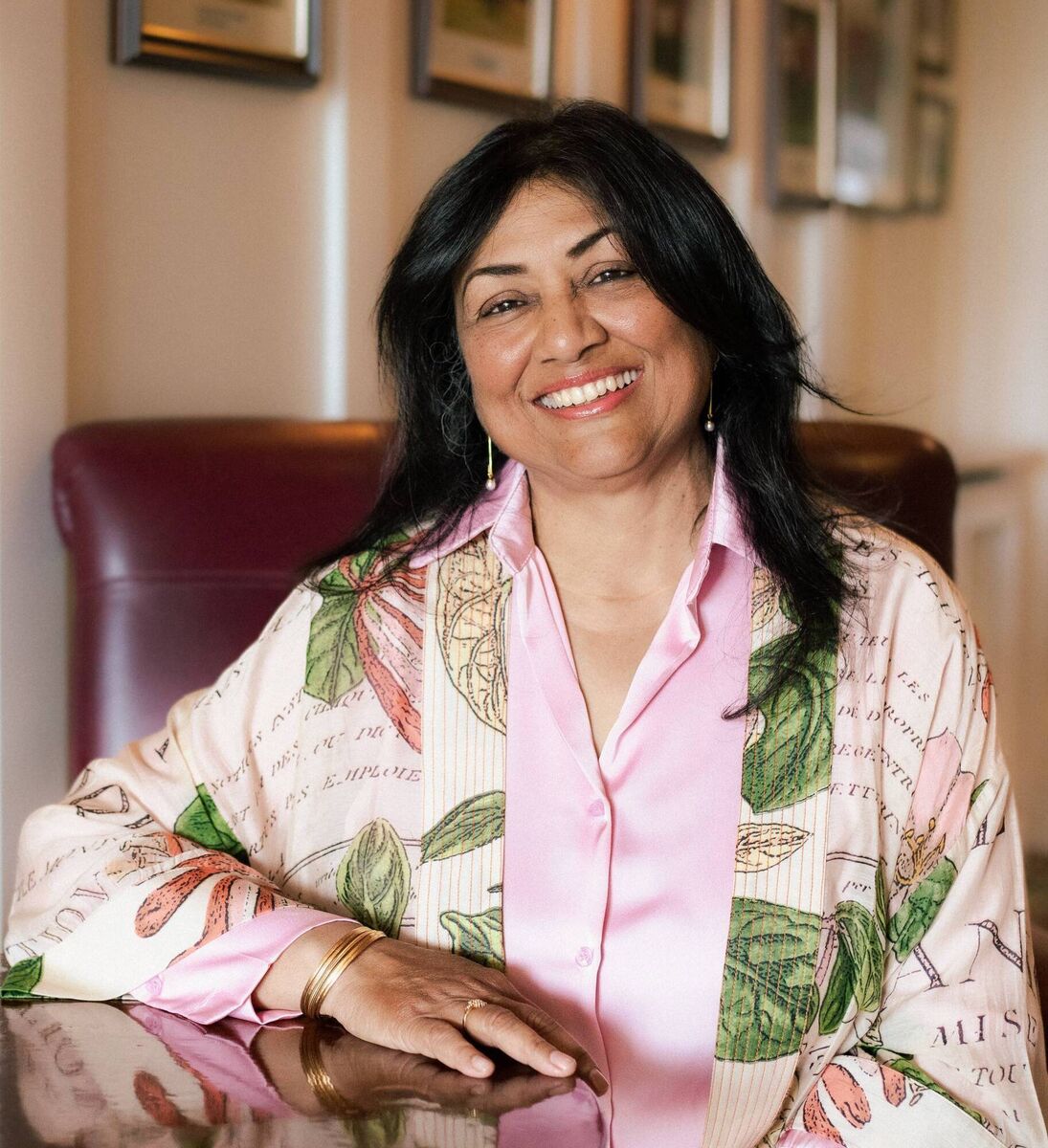Born in India, Madhavan came to Ireland with her husband, who was then a junior doctor and had just qualified. Born in India, Madhavan came to Ireland with her husband, who was then a junior doctor and had just qualified.