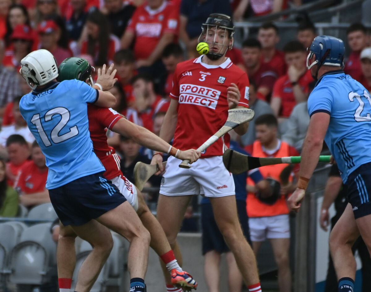 Cork's Eoin Downey in action against Dublin. Picture: Eddie O'Hare