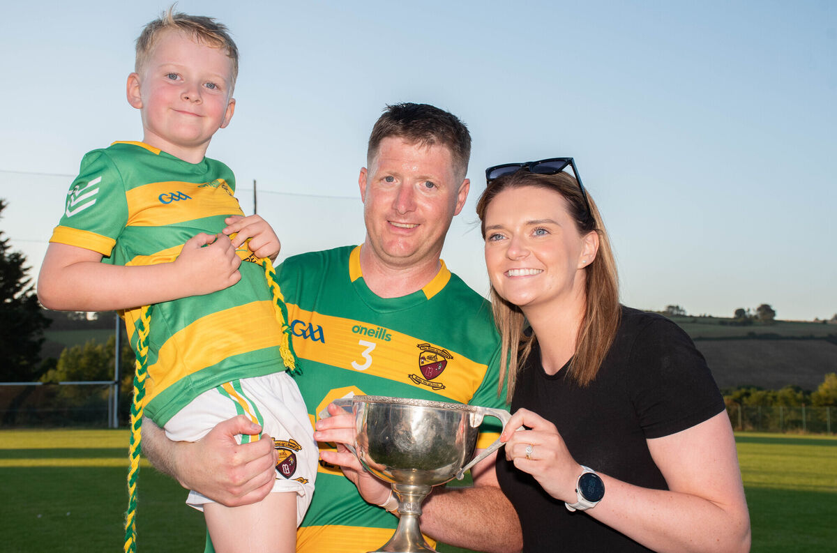 Tadgh, Darragh and Michelle Healy of Ballyclough with the cup. Picture: Howard Crowdy Tadgh, Darragh and Michelle Healy of Ballyclough with the cup. Picture: Howard Crowdy