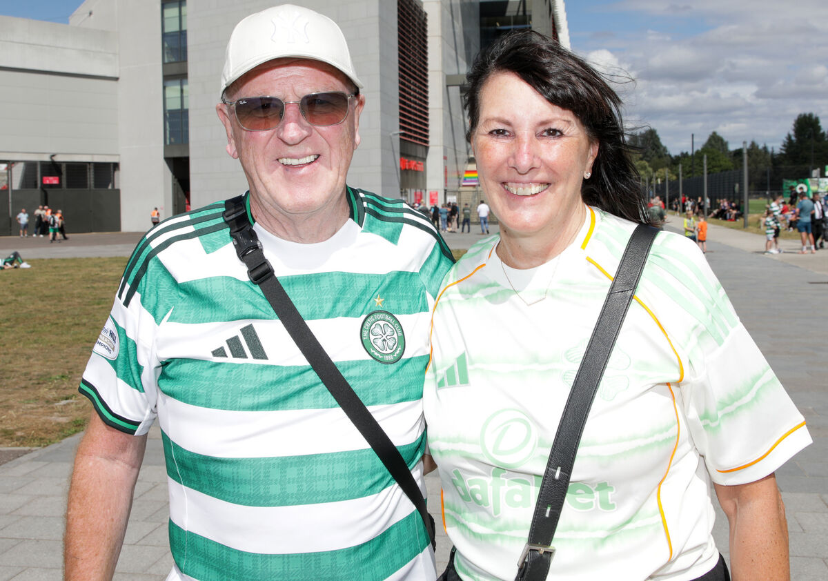 Hugh and Jeanetta Deeney from Port Glasgow at the Cork Super Cup game. Picture: David Creedon