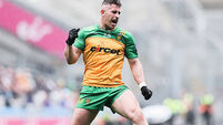 Patrick Mc Brearty celebrates after scoring a point 28/6/2025