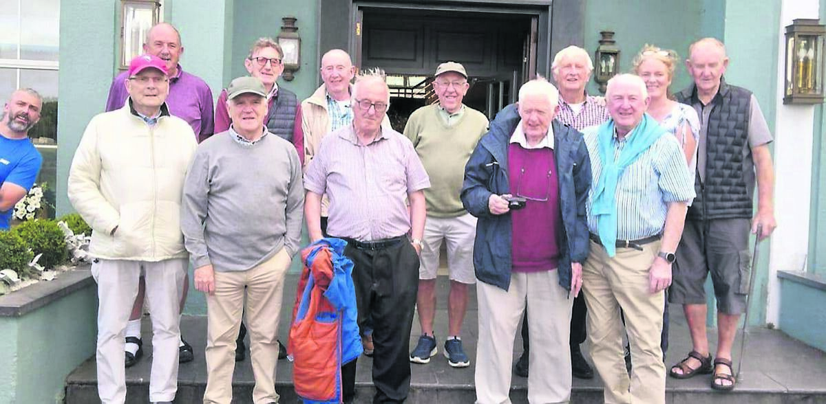 Members of the Ballinlough Men’s Retirement Club on their recent outing to Dungarvan. Included are: Michael Burke, Noel O’Shea, Tom Connere, John O’Sullivan, Peter Whitmore, Lorraine O’Donovan, Pat Watters, Denis Buckley, Gabriel Greene, Jack Lynch, and Simon Kennefick. Members of the Ballinlough Men’s Retirement Club on their recent outing to Dungarvan. Included are: Michael Burke, Noel O’Shea, Tom Connere, John O’Sullivan, Peter Whitmore, Lorraine O’Donovan, Pat Watters, Denis Buckley, Gabriel Greene, Jack Lynch, and Simon Kennefick.