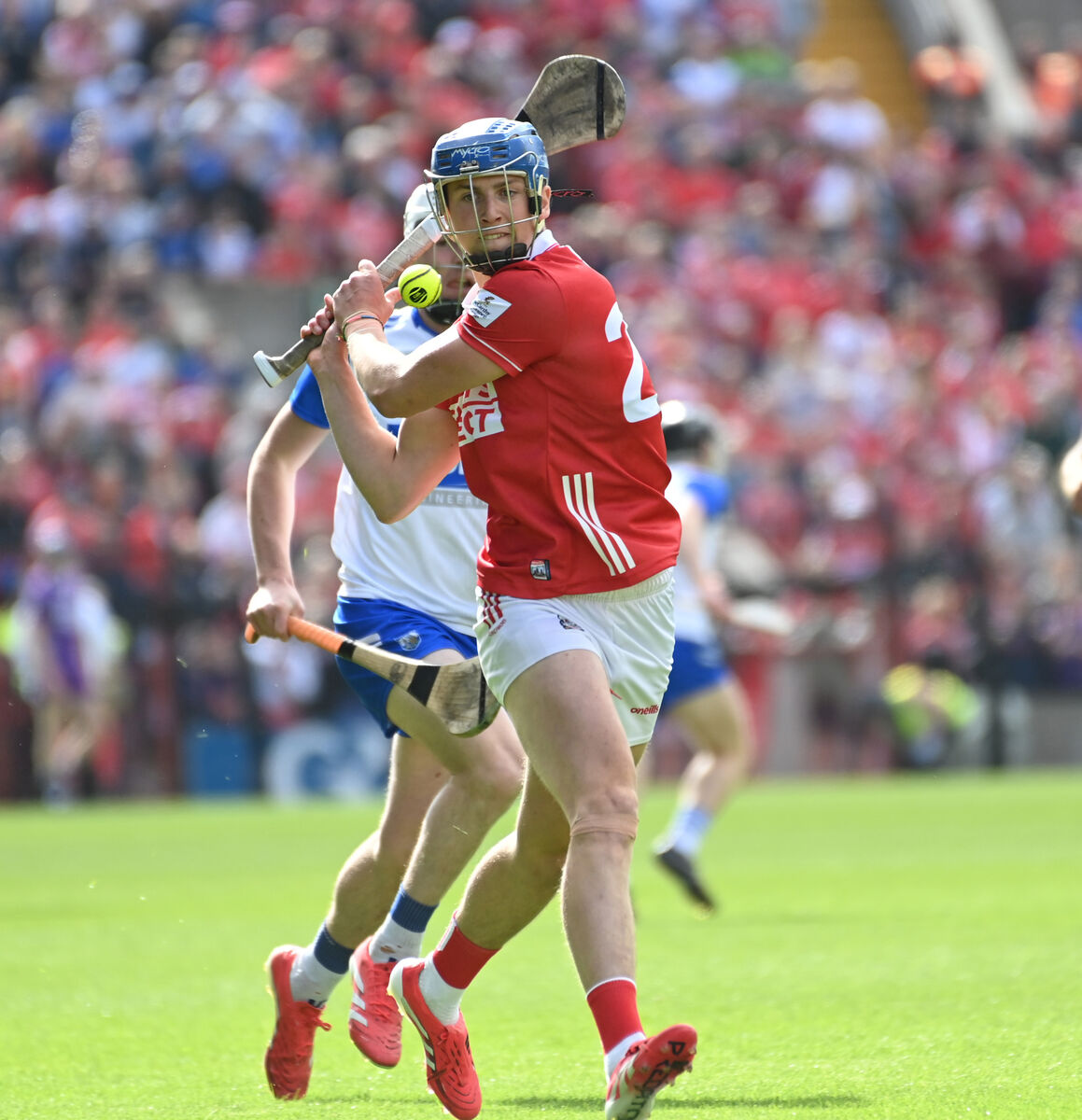 Cork's Diarmuid Healy shoots against Waterford in the Munster SHC, round 5 at SuperValu Páirc Uí Chaoimh. Picture: Eddie O'Hare