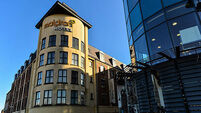 Stock Photo -  Exterior of the Maldron Hotel, Butcher Street, Derry. Photo: George Sweeney/Alamy