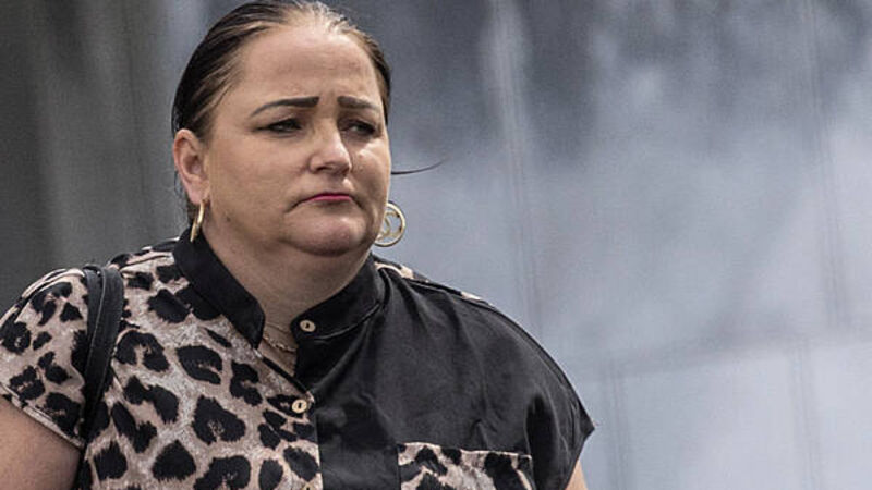 Woman in court after kicking detective in crotch during search of her home Woman in court after kicking detective in crotch during search of her home
