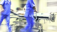 Blurred emergency in hospital
