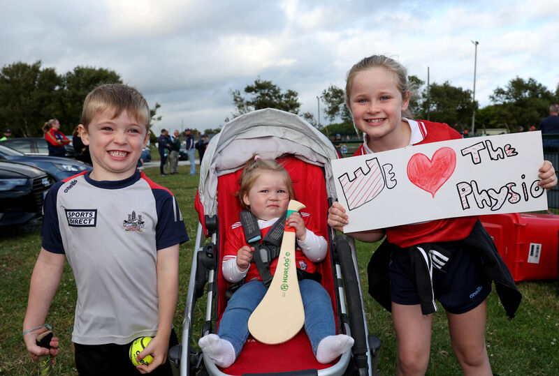  Barry, Mai and Sadie Wedel, Fr. O'Neills. Picture: Jim Coughlan.