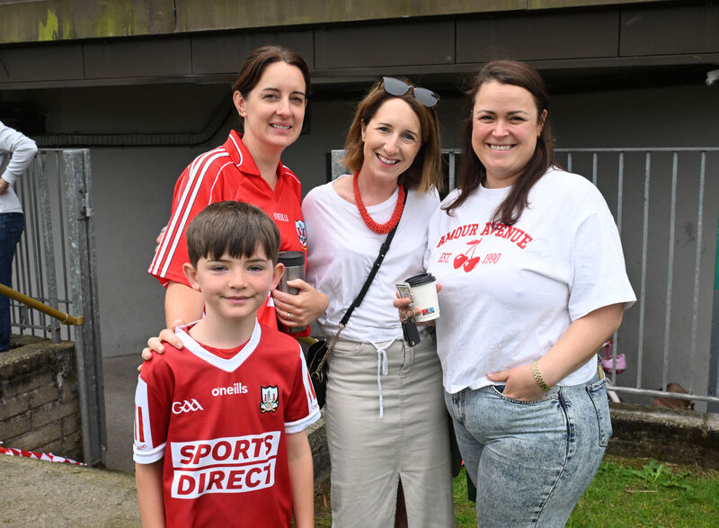  Eileen and Danny Horgan with Aoife Willmett and Mary Keohane at Virgin Media's Ireland AM show at the Blackrock Hurling Club as a lead up to the All Ireland final. Picture Dan Linehan