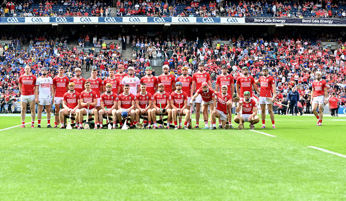 Cork team who play Tipperary in the All-Ireland SHC final at Croke park . Picture: Eddie O'Hare