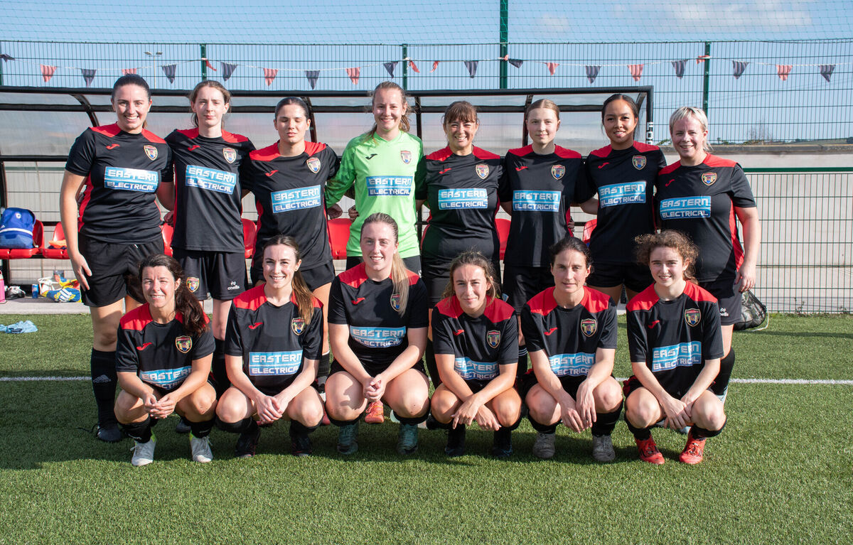 Leeside who played against Douglas Hall in the CWSSL Ladies Challenge Cup in Leeside Park. Picture Howard Crowdy