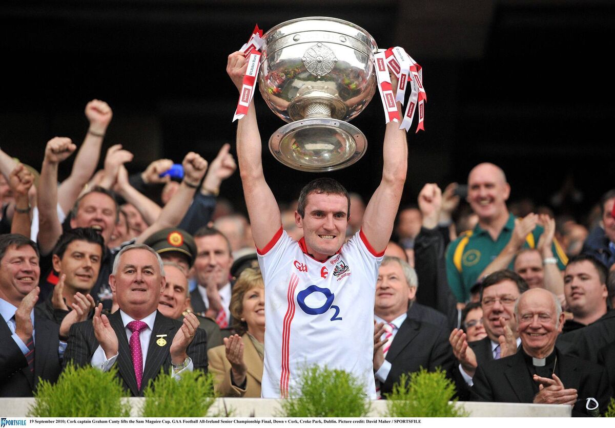 Cork captain Graham Canty lifts the Sam Maguire trophy in 2010. The last time the Rebels won the All-Ireland. Picture: David Maher/Sportsfile