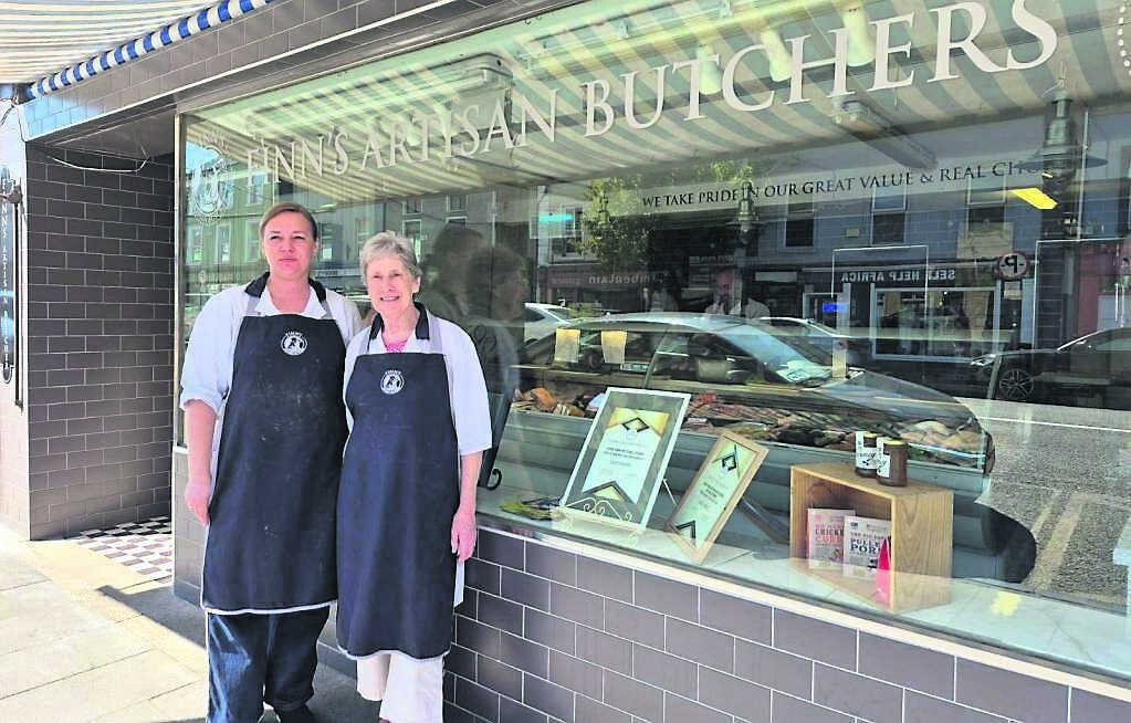 Nora Finn and Jurgaenta at the multiple award-winning artisan butcher’s shop, Finn’s