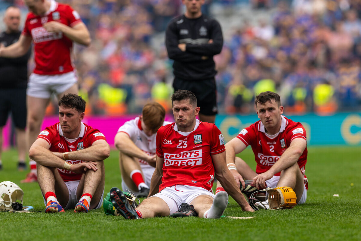 Cork’s Seamus Harnedy shows his disappointment after losing another All-Ireland final. Picture: INPHO/Morgan Treacy Cork’s Seamus Harnedy shows his disappointment after losing another All-Ireland final. Picture: INPHO/Morgan Treacy