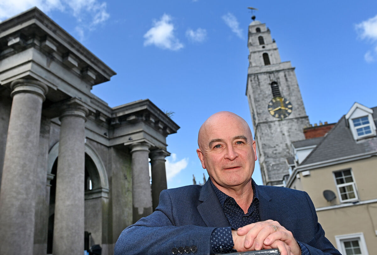 Mick Lynch, then general secretary of the RMT in Britain, who addressed the opening of the 2023 Mother Jones Festival at the Firkin Crane.	Picture: Eddie O’Hare
                    