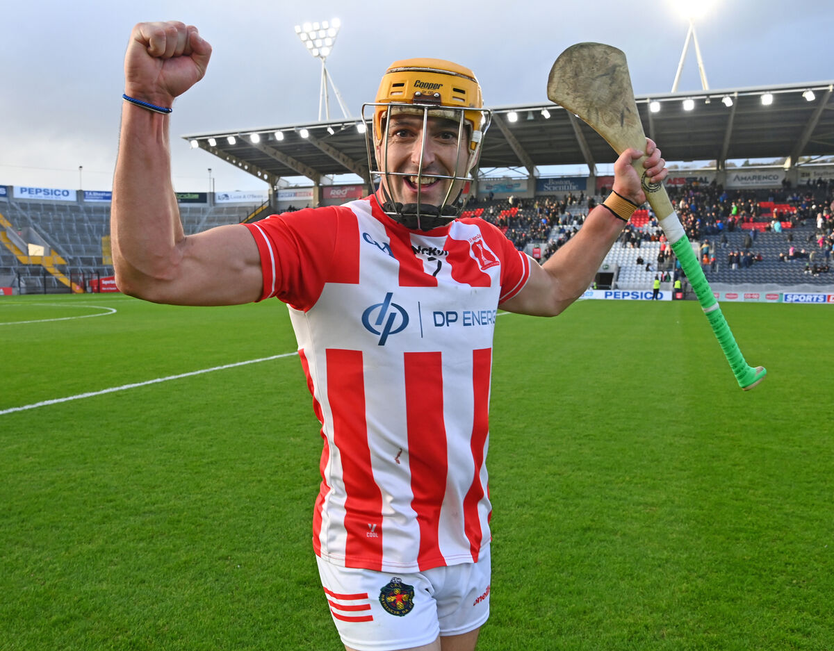 Imokilly's John Cronin celebrates after last year's Co-op SuperStores Premier SHC final win over Sarsfields. Picture: Eddie O'Hare Imokilly's John Cronin celebrates after last year's Co-op SuperStores Premier SHC final win over Sarsfields. Picture: Eddie O'Hare