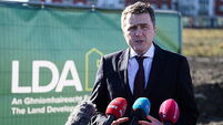Land Development Agency sod-turning at Clongriffin
