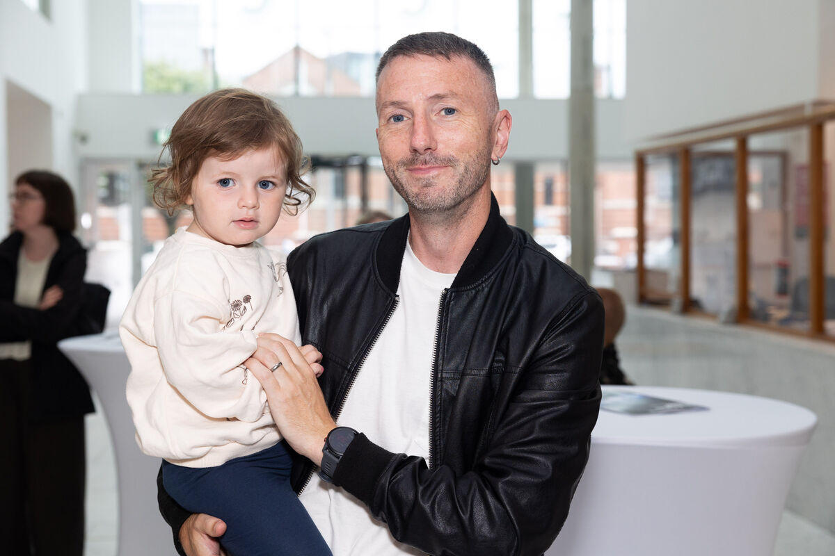 Florence and Tadhg Crowley, who is the senior curator at The Glucksman UCC, attend the reception for recipients of arts and creativity awards. Florence and Tadhg Crowley, who is the senior curator at The Glucksman UCC, attend the reception for recipients of arts and creativity awards.