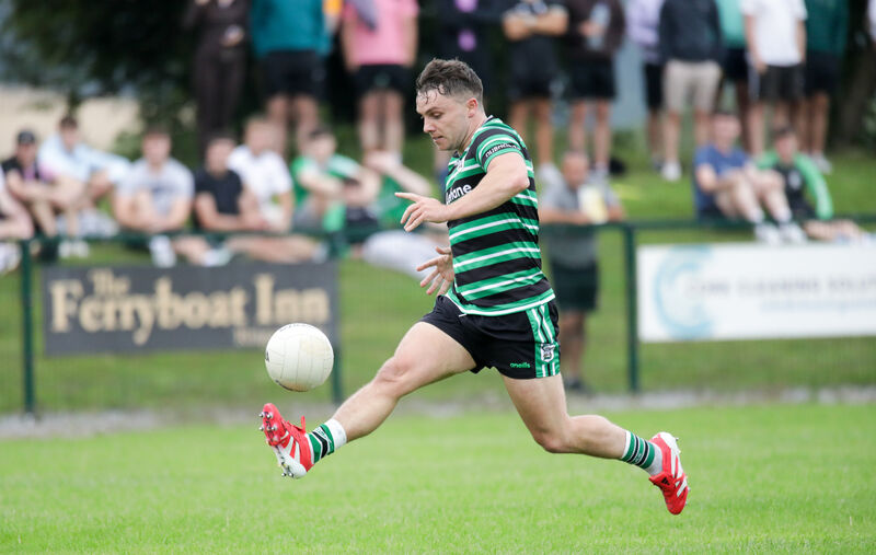Douglas goalscorer Sean Powter. Picture: David Creedon