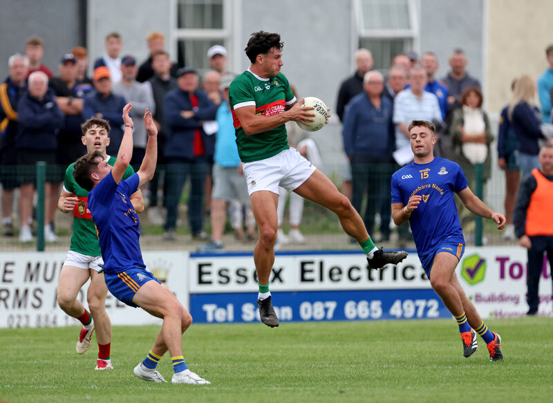Tom Clancy of Clonakilty wins the ball against St Finbarr's. Picture: Jim Coughlan Tom Clancy of Clonakilty wins the ball against St Finbarr's. Picture: Jim Coughlan