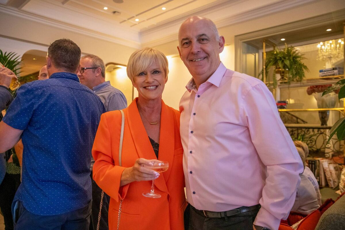 Pictured (L/R): Gill Myers and Tom Myers (Chief Superintendent) Photo: Colm Lougheed