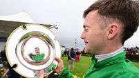Lombardstown jockey Alan O'Sullivan lands the feature at Galway amid poignant scenes