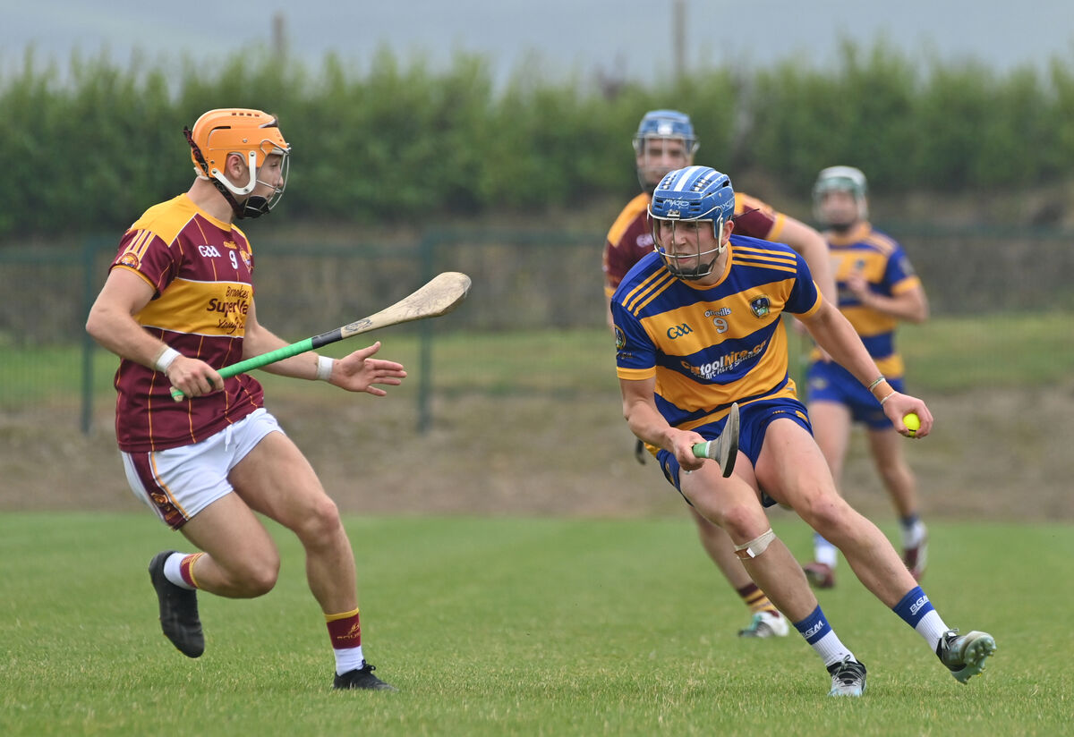  Diarmuid Healy of Lisgoold faces his opposite number Oisín Hill of Youghal last year. Picture: Dan Linehan