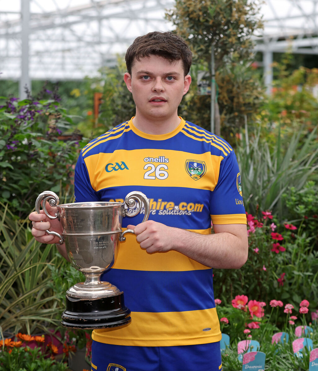 Liam O'Shea, Lisgoold, at the Co-Op SuperStores 2025 Cork Club Hurling Championship launch at the Co-Op SuperStore in Mallow. Picture: Jim Coughlan
