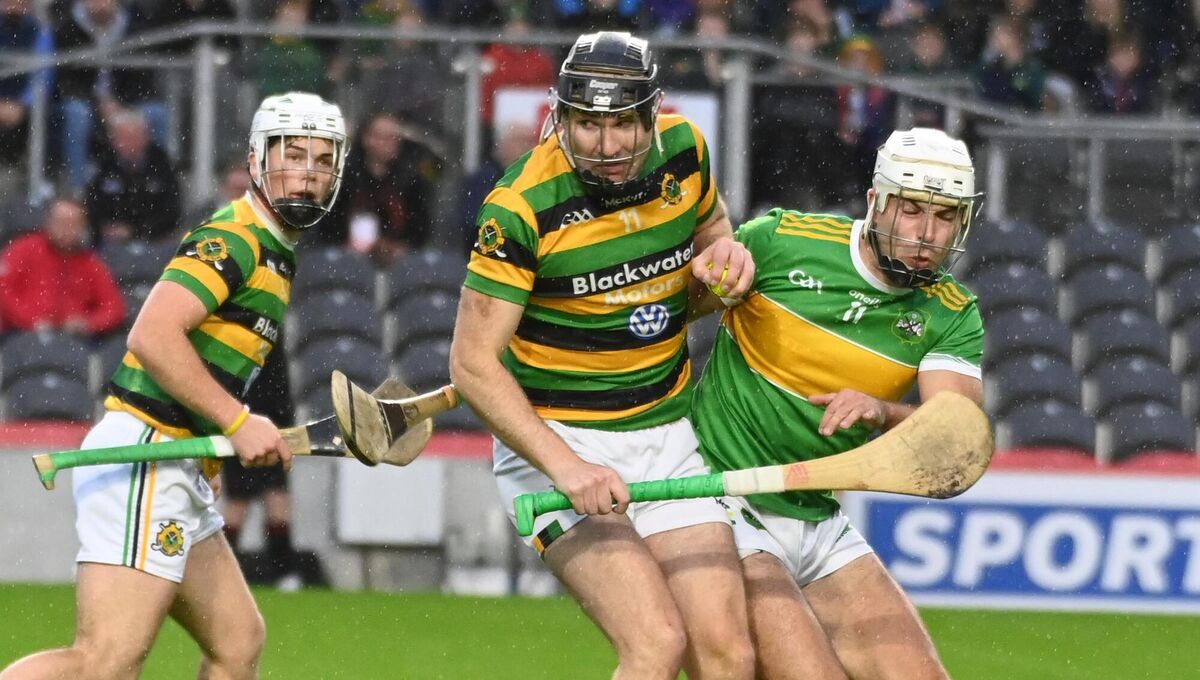 Glen Rovers' Dean Brosnan wins the sliothar from Castlelyons' Alan Fenton during last year's Co-op SuperStores SAHC semi-final at SuperValu Páirc Uí Chaoimh. Picture: Eddie O'Hare