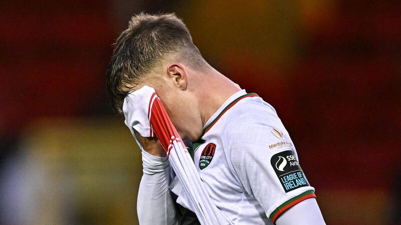Cork City's Cathal O’Sullivan out for the rest of the season with an ACL injury 
