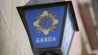Gardai logo outside of Garda station