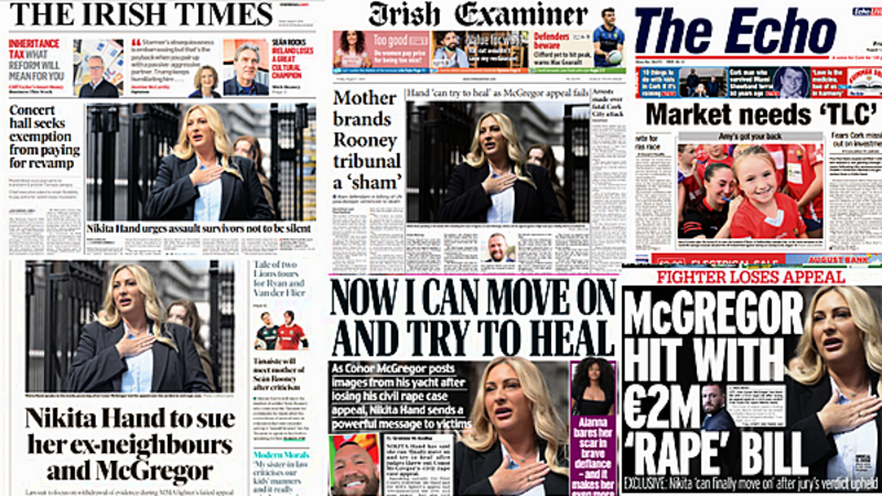 What the papers say: Friday's front pages What the papers say: Friday's front pages