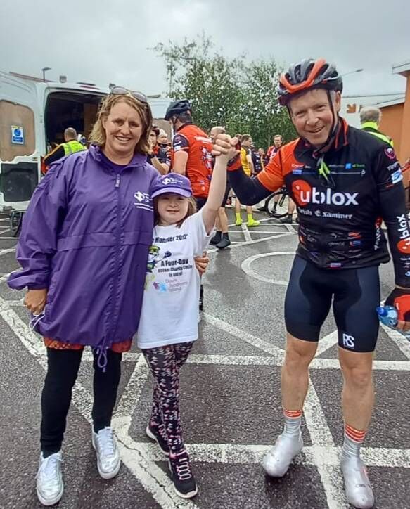 Nuala and Aodan with Leah Heavin. Nuala and Aodan with Leah Heavin.