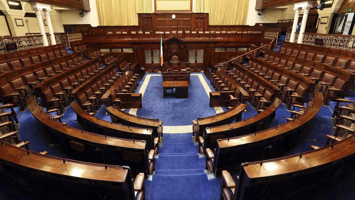 The Dáil chamber in Leinster House. Picture: Laura Hutton/RollingNews.ie
