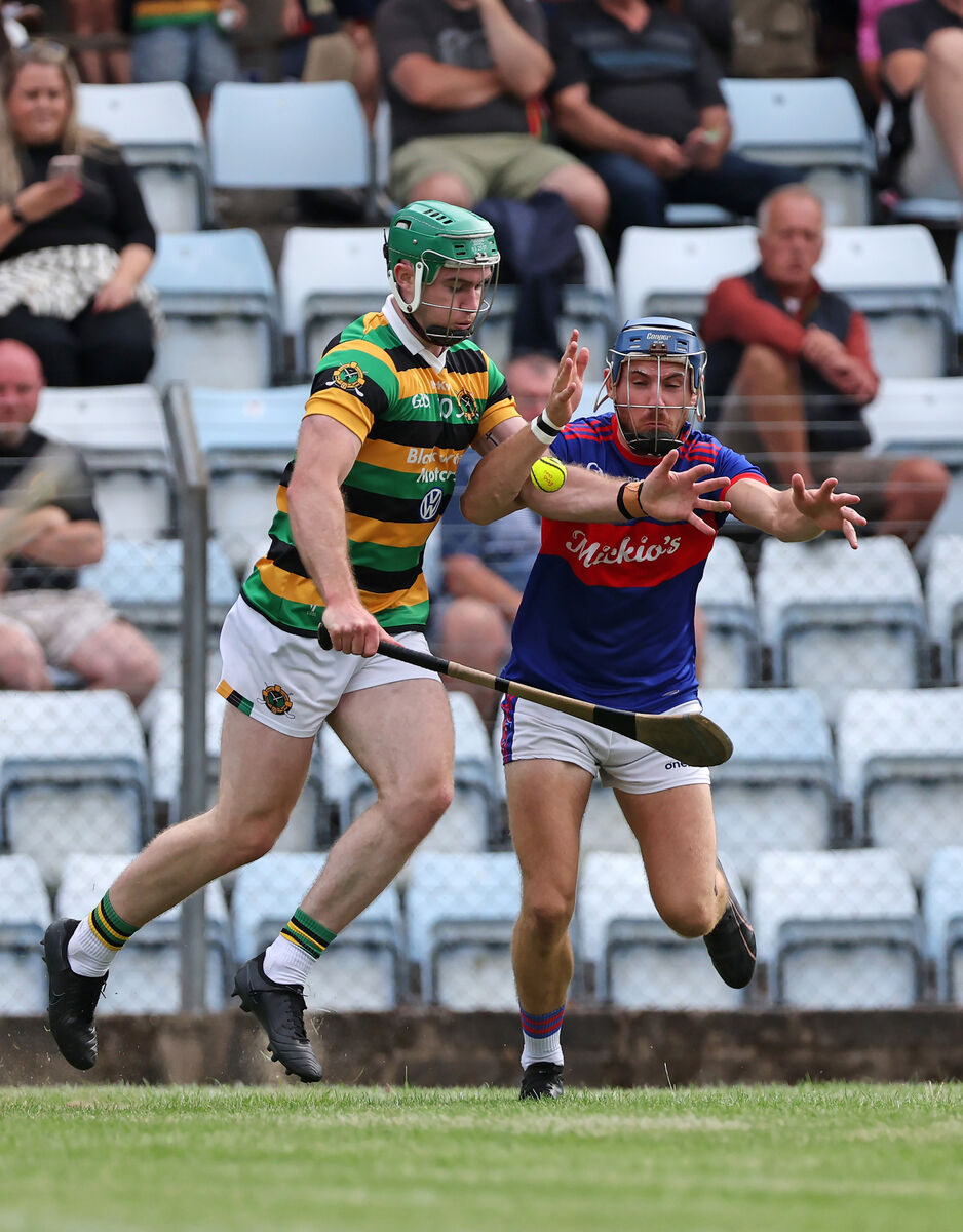 Luke Horgan of Glen Rovers looks to get past Erin's Own's Cormac Dooley. Picture: Jim Coughlan Luke Horgan of Glen Rovers looks to get past Erin's Own's Cormac Dooley. Picture: Jim Coughlan