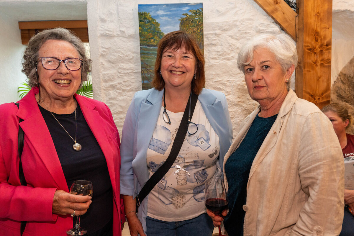Helen O’Connell, Mary Leamy and Maeve Myers at the launch.