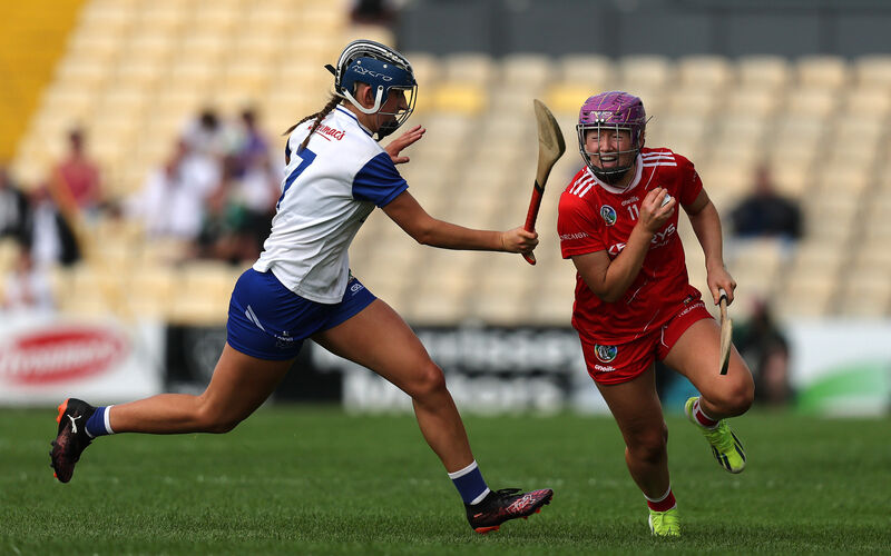 Cork's Orlaith Cahalane takes on Waterford's Bevin Bowdren during the Glen Dimplex All-Ireland Senior Camogie Championship semi-final at UPMC Nowlan Park, Kilkenny. Cahalane will be key player for the Rebels as they bid to retain their title against Galway. Picture: INPHO/Bryan Keane