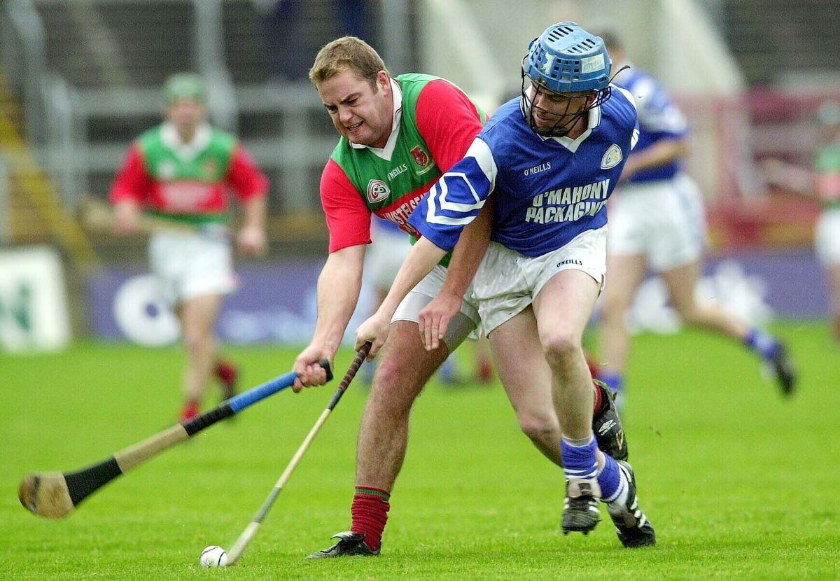Ballinhassig manager John O'Sullivan in action as a player during the 2002 County JAHC final against Fr O'Neill's. Picture: Des Barry 