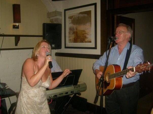 Aideen singing with her dad, Brendan.