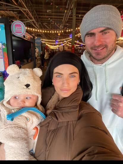 Triona Murphy with partner Niall and their son Maverick Triona Murphy with partner Niall and their son Maverick