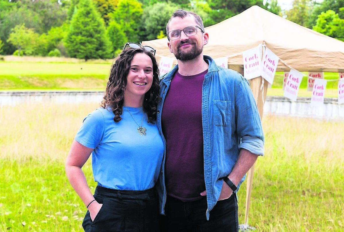 Emily Thompson and Evan May from Ballyphehane, at the Cork Craft Month official launch party at Fota House, organised by Cork Craft & Design, a social enterprise representing more than 110 professional makers and artists. Picture: Michael O’Sullivan / OSM PHOTO
Emily Thompson and Evan May from Ballyphehane, at the Cork Craft Month official launch party at Fota House, organised by Cork Craft & Design, a social enterprise representing more than 110 professional makers and artists. Picture: Michael O’Sullivan / OSM PHOTO