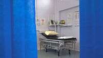 A hospital trolley