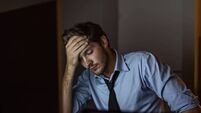 Stressed out working late
