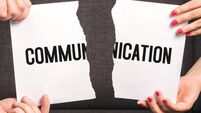 Communication problem in relationship. Marital difficulties. Couple fighting.