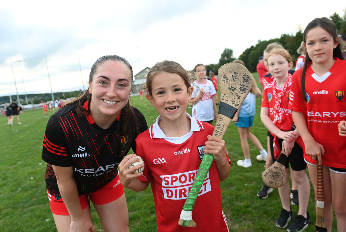  Amy O'Connor with Zoe Kenefick, from White's Cross. Picture: Larry Cummins
