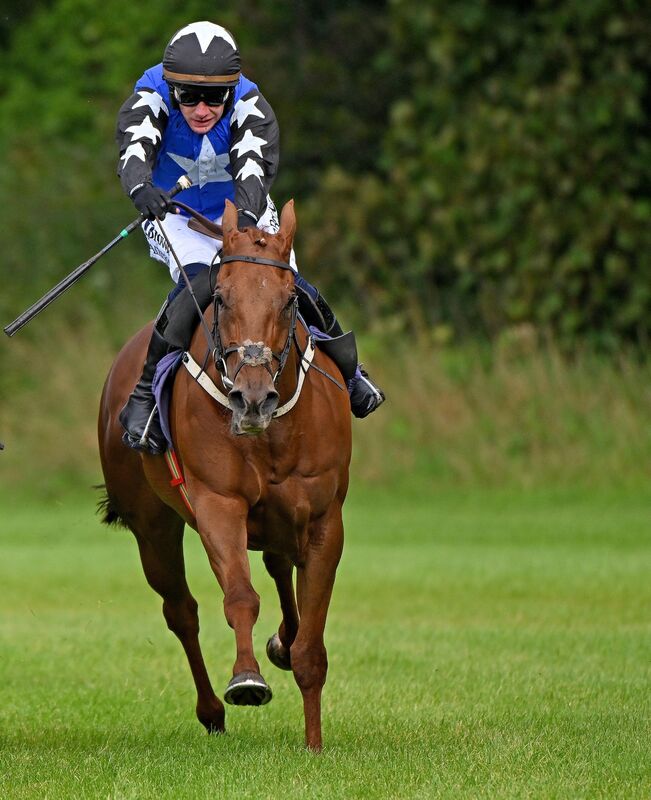 Forty Kay and Paul Townend win for trainer Willie Mullins and owners Blue Blood Racing Club. Picture: Healy Racing
