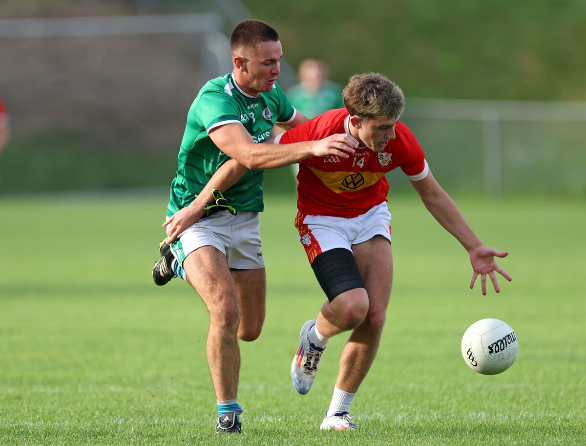 Brian Dore, Ballincollig, Daniel Healy, Éire Óg. Picture: Jim Coughlan Brian Dore, Ballincollig, Daniel Healy, Éire Óg. Picture: Jim Coughlan